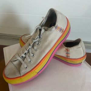 Rainbow converse women’s seven